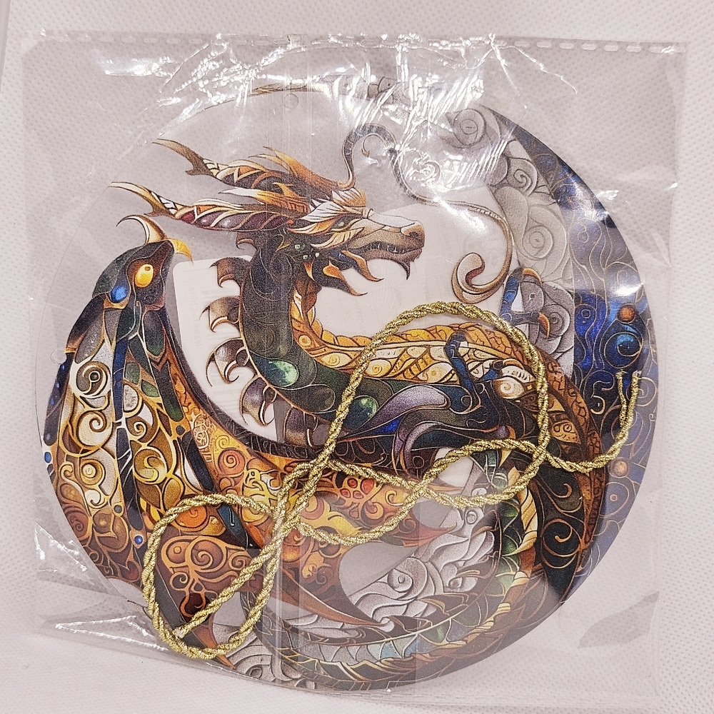 Acrylic sun catcher, Dragon! Approx 7"